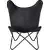 1938 black leather butterfly chair