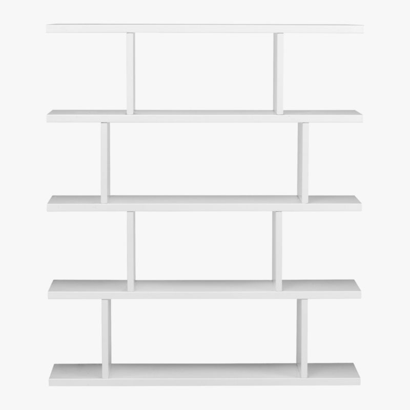 3.14 white bookcase | CB2