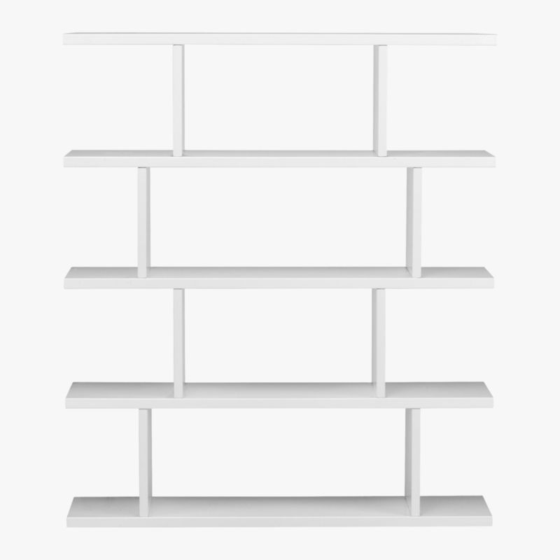 3.14 white bookcase | CB2