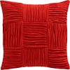 9 square burnt orange pillow.