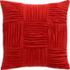 9 square burnt orange 18" pillow