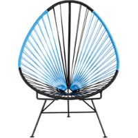 acapulco black/blue lounge chair
