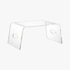 acrylic bed tray. 21"Wx12"Dx9"H