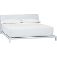 alpine white queen bed