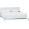 alpine white king bed