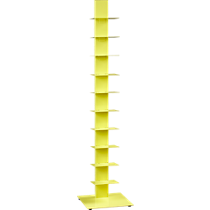 array yellow bookcase
