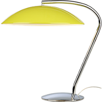 atomic yellow table lamp