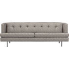 avec sofa in heathered tweed.