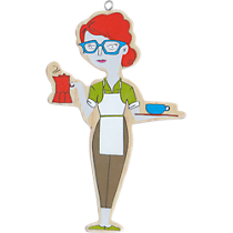 barista ornament
