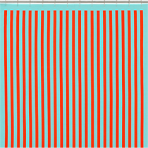 barque striped shower curtain
