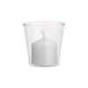 beaker glass candleholder