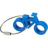 individual bicycle key chain. 1.5"Wx.5"Dx2"H