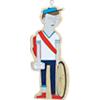 bike messenger ornament
