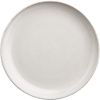 black clay dinner plate. 11"dia.x1.25"H
