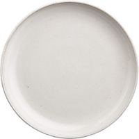 black clay dinner plate