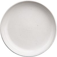 black clay salad plate