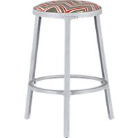 block printed 24" counter stool