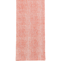 block print orange runner