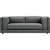 bolla sofa in carbon. overall: 86"Wx39"Dx28.5"Hinterior seat: 60"Wx24"Dx15.5"H