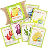 set of 6 botanical paints