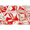 botanical burnt orange rug
