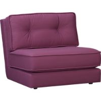 botao violet armless sectional chair