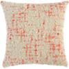 bouclé orange 20" pillow