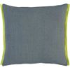 boundary grey-chartreuse pillow.