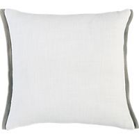 boundary white-natural 18" pillow