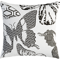 butterfly print 20" pillow
