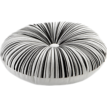 button-up black-white 16" pillow