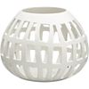 cage candleholder. 6.5"dia.x4.75"H