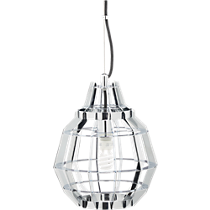 cage chrome pendant lamp