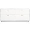 gloss white low dresser. 59"Wx18"Dx26"H