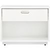gloss white nightstand. 23.50"Wx17"Dx18.25"H