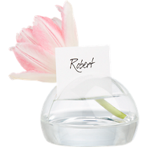 cardholder bud vase