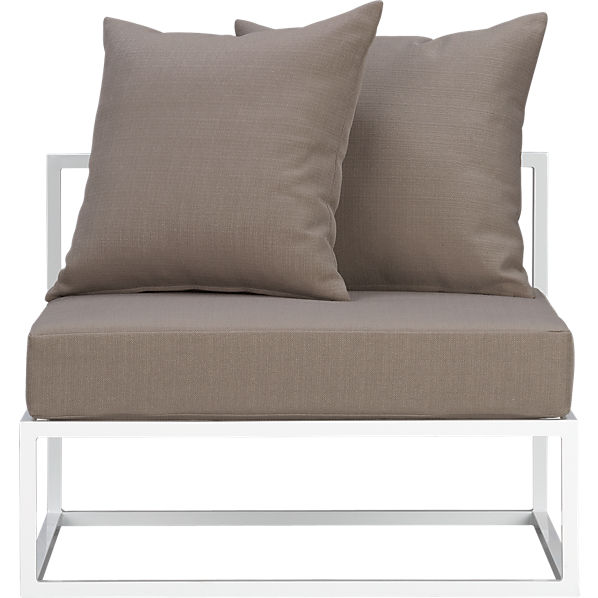 islita armless chair cover in outdoor furniture | CB2