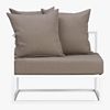casbah corner chair.overall: 33.5"sq.x25.25"H seat: 16.25"H