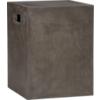 cement grey side table