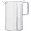 pitcher. 102 oz.; 9.75"Wx4.5"Dx10.5"H
