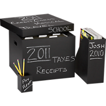 chalkboard office accessories