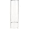 chamber large vase. 4"dia.x13.75"H; (10.75"H and 3"H each end)