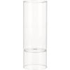 chamber small vase. 4"dia.x11"H; (8"H and 3"H each end)