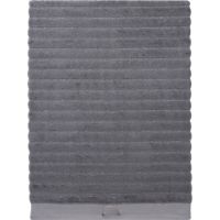 rayon bamboo channel grey oversized bath towel