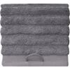 rayon bamboo channel grey washcloth.