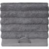 rayon bamboo channel grey washcloth