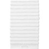 rayon bamboo channel white hand towel.