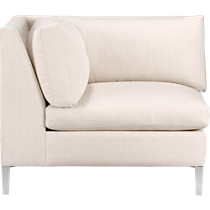 cielo ivory corner chair