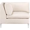 cielo ivory corner chair