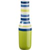 cirque chartreuse vase. 3.5"dia.x13.5"H